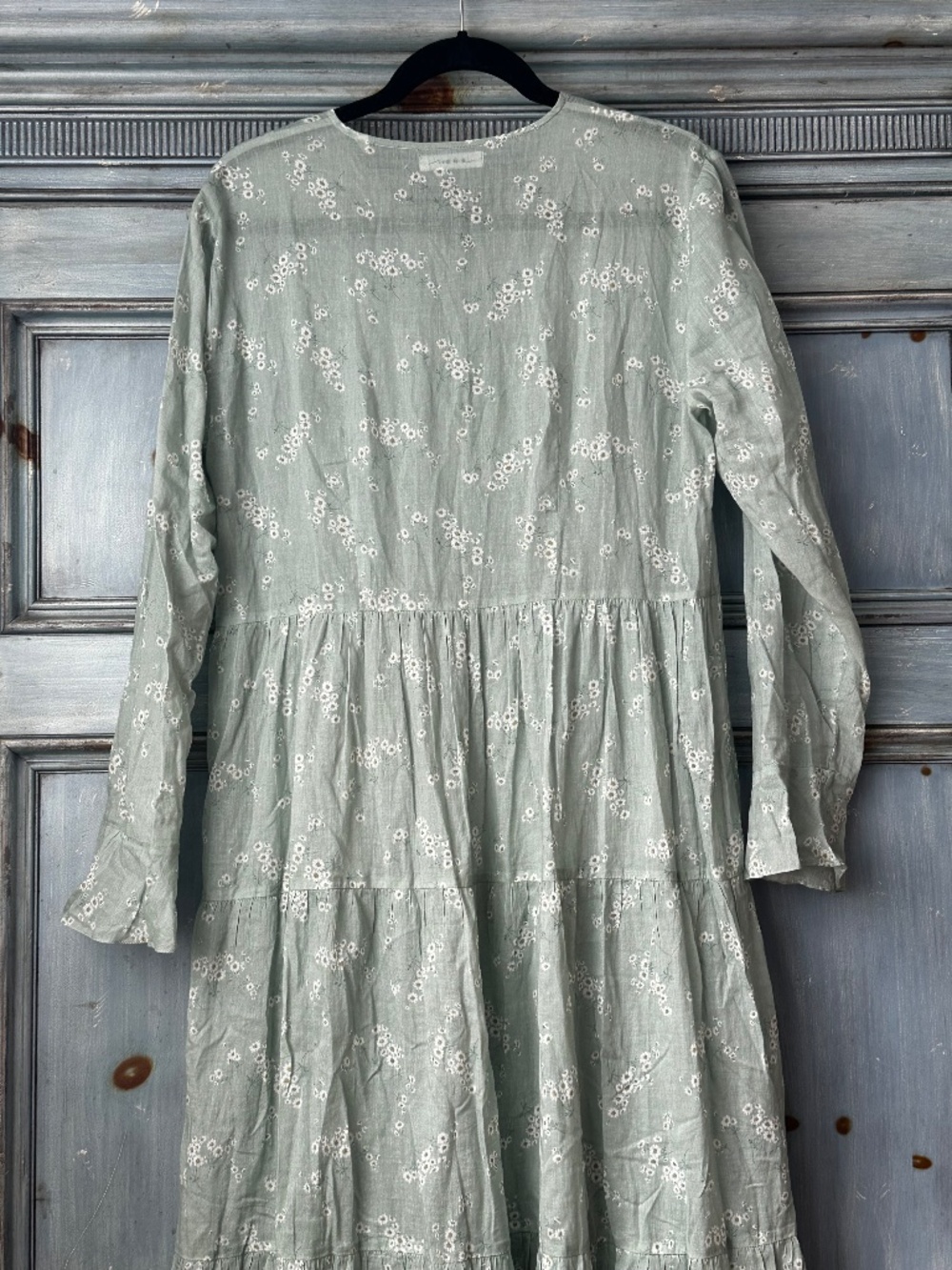 Doen Assam Dress in Sweet Daisy Floral Mint Green Size L - Picture 12 of 13